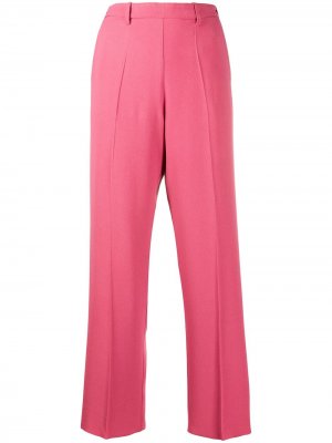 Расклешенные брюки Forte. Цвет: розовый
