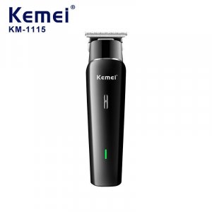 KM-1115, быстрая зарядка через USB, перезаряжаемый триммер для волос, USB низкий уровень шума, профессиональная беспроводная портативная мужская машинка стрижки волос Kemei