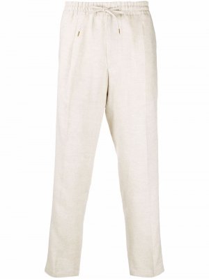 Льняные брюки Wimbledon Briglia 1949. Цвет: бежевый