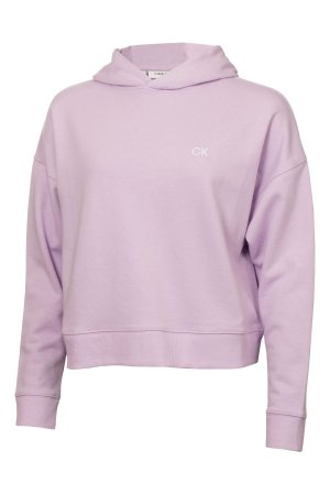 Капа фиолетовая толстовка , фиолетовый Calvin Klein