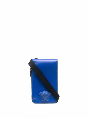 Мини-сумка La Medusa Versace. Цвет: синий