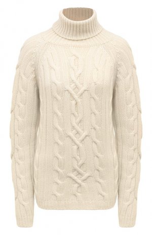 Кашемировый свитер Pietro Brunelli. Цвет: кремовый