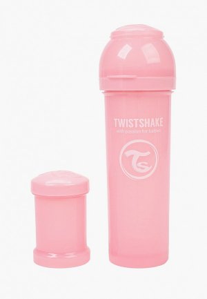 Бутылочка для кормления Twistshake 330 мл. Цвет: розовый