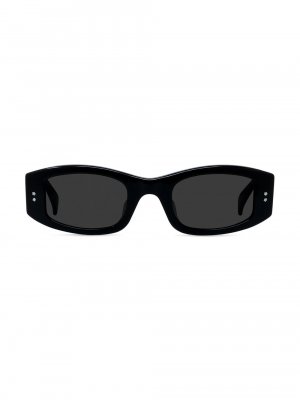 Прямоугольные солнцезащитные очки Boke Flower 49 мм KENZO, черный Kenzo