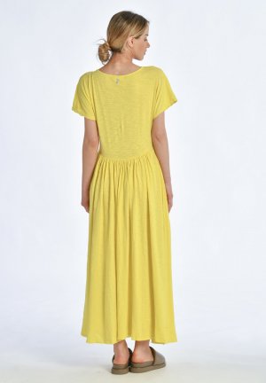 Длинное платье солнечно-желтого цвета , желтый Deha