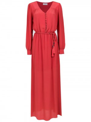 Bardini silk dress Olympiah. Цвет: красный