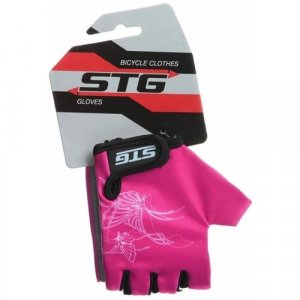 Перчатки , размер XS, черный, розовый STG. Цвет: розовый/черный/фуксия