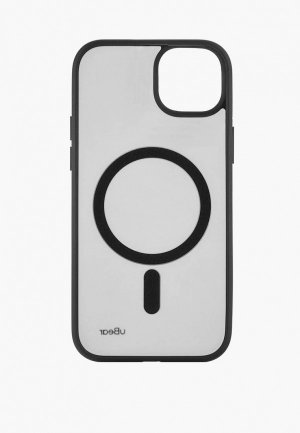 Чехол для iPhone uBear 15 Plus  Cloud Mag Case, MagSafe совместимый, усиленный, силк-тач. Цвет: черный