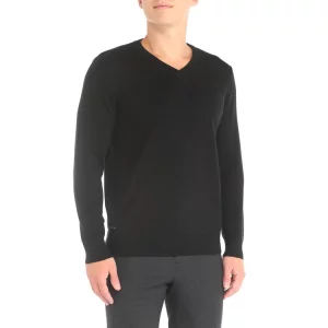 Пуловер мужской 222 черный XL Maison David. Цвет: черный