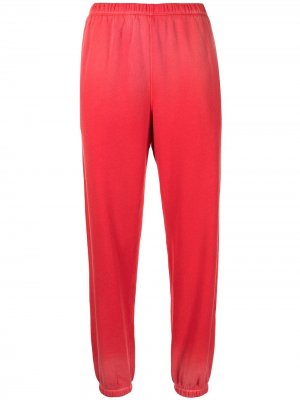 Спортивные брюки с эластичным поясом RE/DONE. Цвет: красный