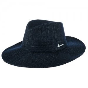 Шляпа, размер 57, синий Herman. Цвет: синий