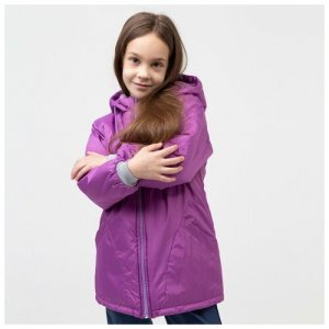 Куртка демисезонная, размер 28, фиолетовый Швейное предприятие Ольга. Цвет: фиолетовый