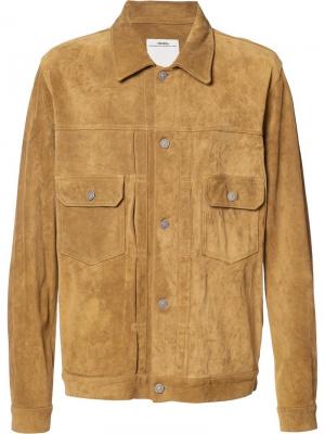 Куртка с клапанами на карманах Visvim. Цвет: коричневый