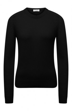 Кашемировый свитер Saint Laurent. Цвет: чёрный