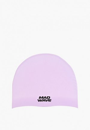 Шапочка для плавания MadWave Pastel Silicone Solid. Цвет: фиолетовый