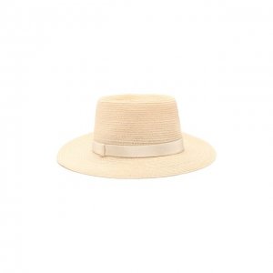 Соломенная шляпа Inverni. Цвет: бежевый