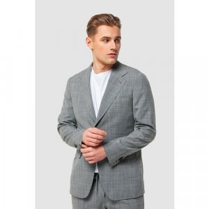Пиджак , размер 58, серый KANZLER. Цвет: серый