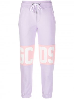 Спортивные брюки с логотипом Gcds. Цвет: фиолетовый