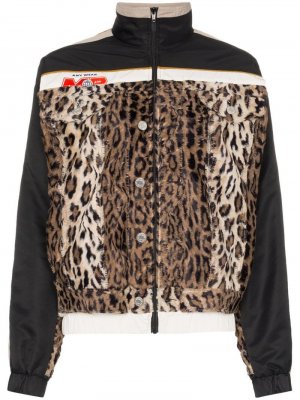 Спортивная куртка с леопардовым принтом Martine Rose