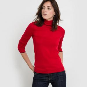 Пуловер с воротником из смешанной ткани шерстью R essentiel. Цвет: слоновая кость