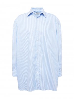 Комфортная рубашка на пуговицах TOPMAN, светло-синий Topman