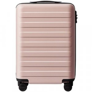 Чемодан Rhine Luggage 120106, 38 л, размер 20, розовый NINETYGO. Цвет: розовый