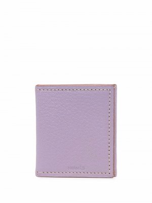 Мини-бумажник 2010-го года Hermès. Цвет: фиолетовый