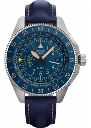 Швейцарские наручные мужские часы V.1.37.0.304.4. Коллекция Airacobra Aviator
