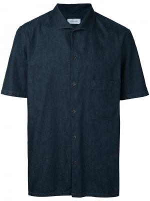 Рубашка с короткими рукавами Lemaire. Цвет: синий