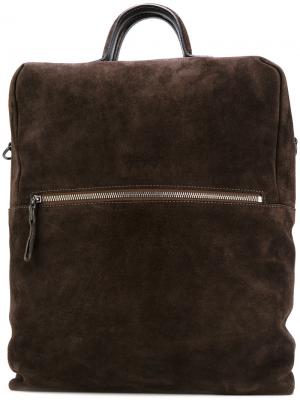 Структурированный рюкзак Marsèll. Цвет: коричневый