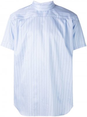 Полосатая рубашка с короткими рукавами Comme Des Garçons Shirt. Цвет: синий