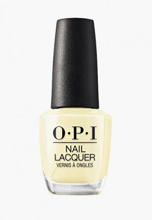 Лак для ногтей O.P.I Nail Lacquer - Meet a Boy Cute As Can Be, 15 мл. Цвет: желтый