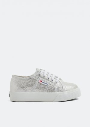 Кроссовки SUPERGA 2730 Lamé sneakers, серебряный