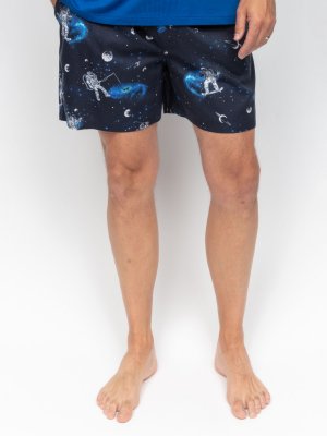 Пижамные шорты с принтом Aldrin Astronaut , темно-синий/мульти Cyberjammies