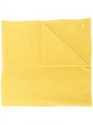 Трикотажный шарф Dondup. Цвет: жёлтый и оранжевый