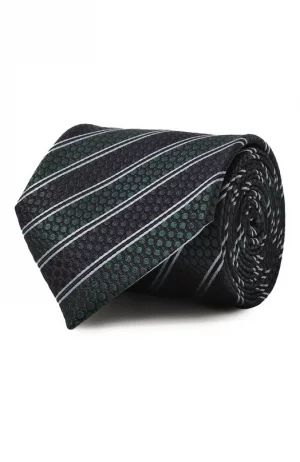 Шелковый галстук Zegna. Цвет: зелёный