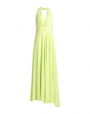 Длинное платье HANITA. Цвет: кислотно-зеленый