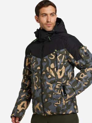 Куртка утепленная мужская Earling, Черный, размер 48 IcePeak. Цвет: черный