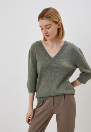 Пуловер Lusio. Цвет: зеленый