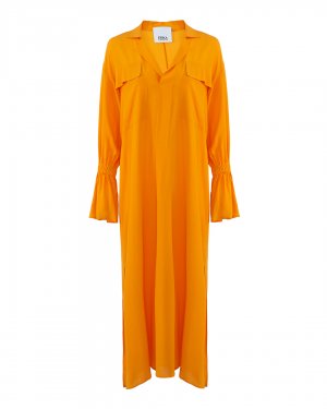 Платье Erika Cavallini. Цвет: оранжевый