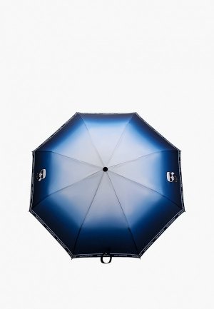 Зонт складной Karl Lagerfeld. Цвет: синий