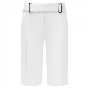 Хлопковые шорты Dries Van Noten. Цвет: белый