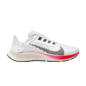 Женские кроссовки Air Zoom Pegasus 38 FlyEase Rawdacious белый футбольно-серый розовый Blast DJ5417-100 Nike