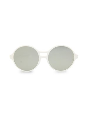Круглые солнцезащитные очки 58MM , белый Thom Browne