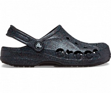 Сабо Baya с блестками женские, цвет Black Crocs