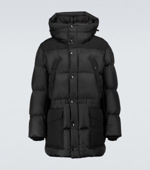 Утепленная нейлоновая куртка-пуховик, черный Burberry