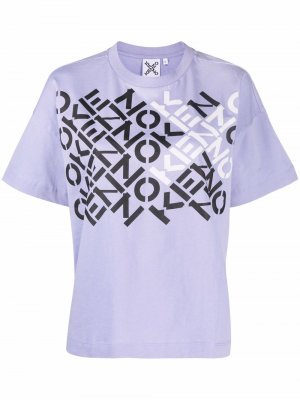 Logo-print T-shirt Kenzo. Цвет: фиолетовый