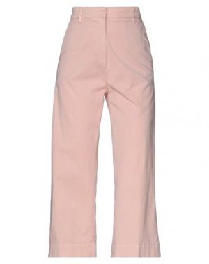 Укороченные брюки BARBA Napoli. Цвет: светло-розовый