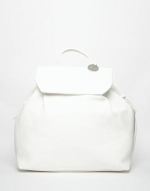 Рюкзак с клапаном Blakely Fiorelli. Цвет: белый