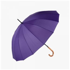 Зонт-трость 2816 16 спиц фиолетовый Euroclim